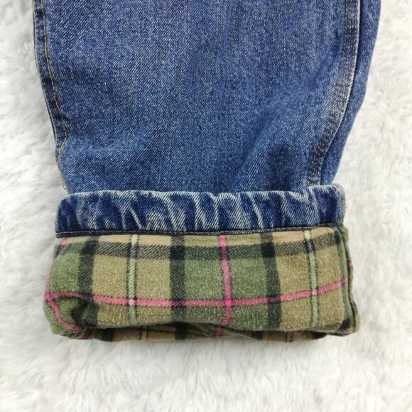 Lakin McKey Mens Jeans Carpenter‎ Flannel Lined Blue Denim Medium Wash 38x32 - Picture 8 of 14